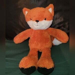Lamb & Ivy Orange Fox Freddy Stuffed Plush Toy 12"